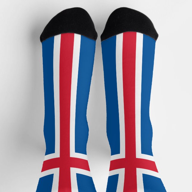 Iceland Flag Socks (Top)