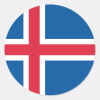 Iceland flag - Sticker