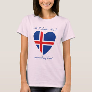 Iceland Flag Sweetheart T-Shirt