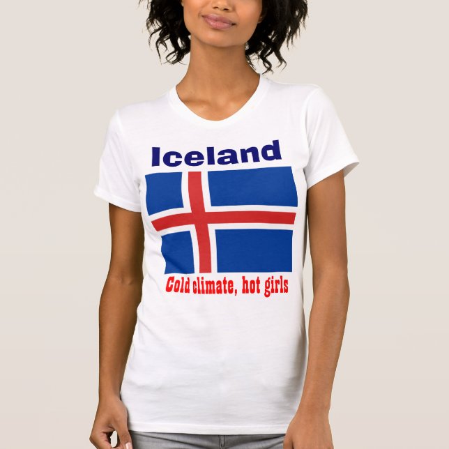 Iceland flag T-Shirt (Front)