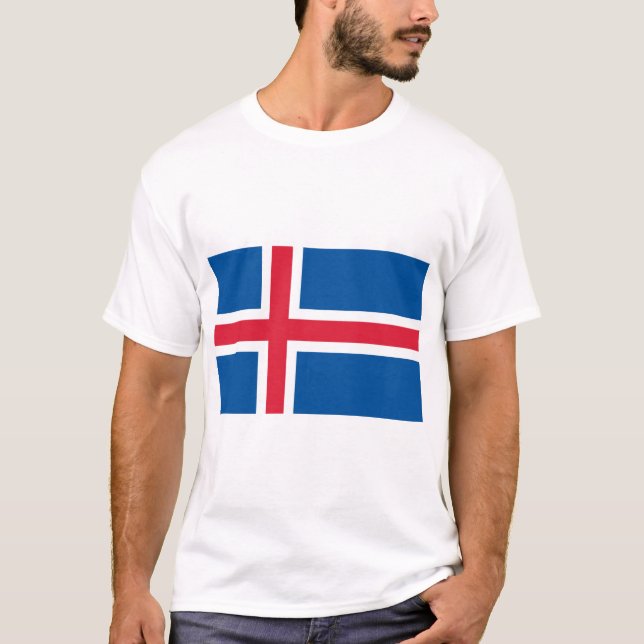 Iceland Flag T-Shirt (Front)