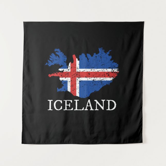 Iceland Flag Tapestry (Front)