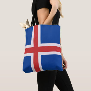 Iceland flag tote bag