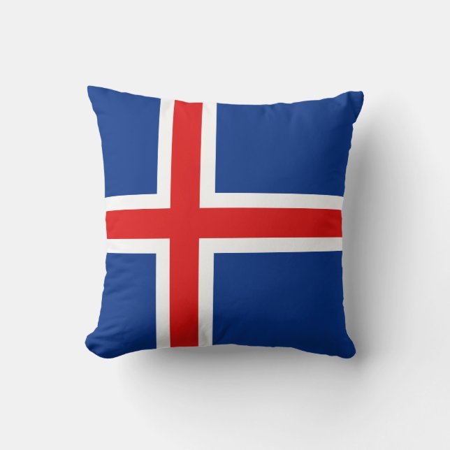 Iceland Flag x Flag Pillow (Front)