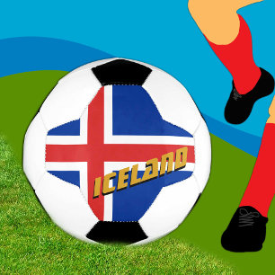 Iceland Football & Icelandic Flag / Sports