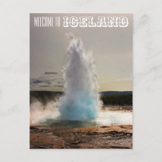 Iceland Geyser Strokkur Postcard