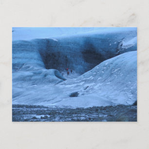Iceland glacier postcard