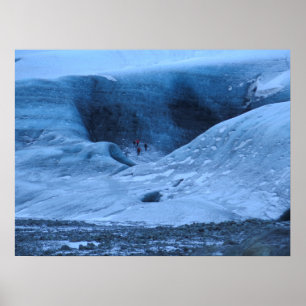 Iceland glacier poster