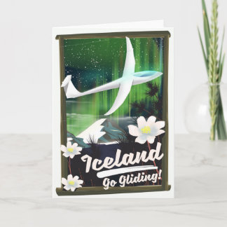 Iceland - go Gliding! Holiday Card