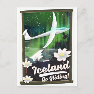 Iceland - go Gliding! Postcard