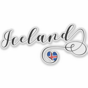 Iceland Heart Flag