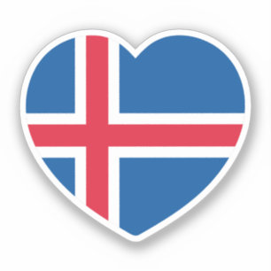 Iceland Heart Flag