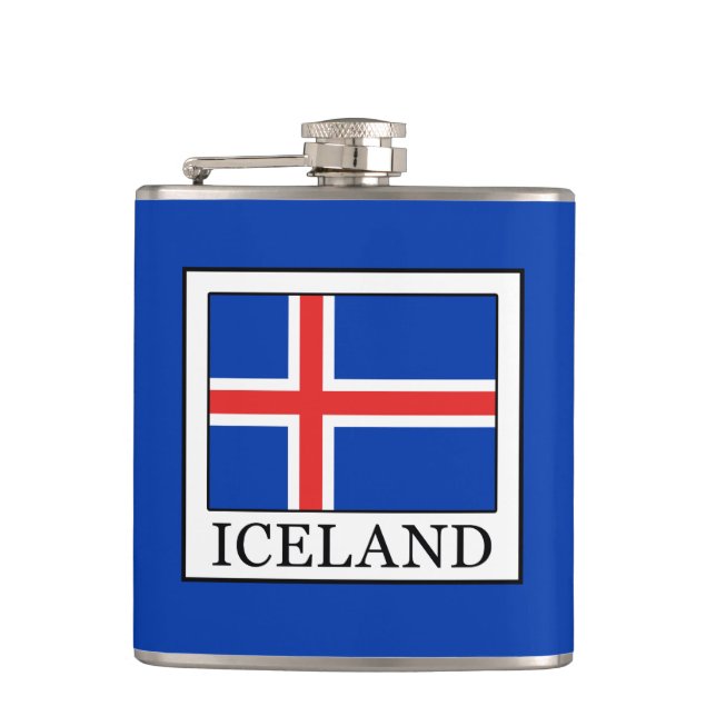 Iceland Hip Flask (Front)