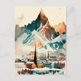 Iceland Holiday Postcard