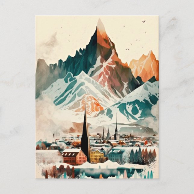 Iceland Holiday Postcard (Front)