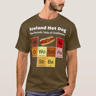 Iceland Hot Dog Viking Cuisine Reykjavik Remoulade T-Shirt