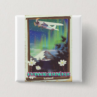 iceland Hvannadalshnúkur 15 Cm Square Badge