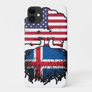 Iceland Icelandic American USA United States iPhone 11 Case