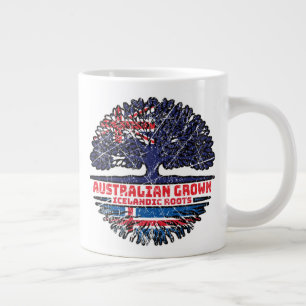 Iceland Icelandic Australian Australia Tree Roots Large Coffee Mug