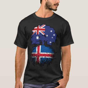 Iceland Icelandic Australian Australia Tree Roots T-Shirt