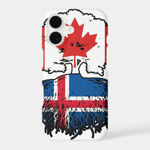 Iceland Icelandic Canadian Canada Tree Roots Flag