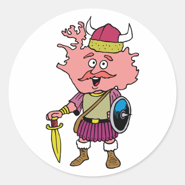 Iceland Icelandic Vintage Travel Souvenir Classic Round Sticker (Front)