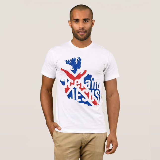 ICELAND JESUS T-Shirt (Front Full)