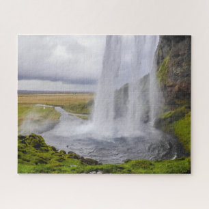 Iceland Jigsaw Puzzle - Seljalandsfoss Waterfall