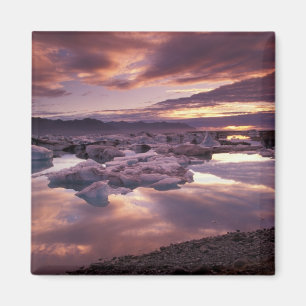 Iceland, Jokulsarlon Lagoon, Landscape Magnet