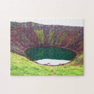 Iceland Kerid Crater view puzzle