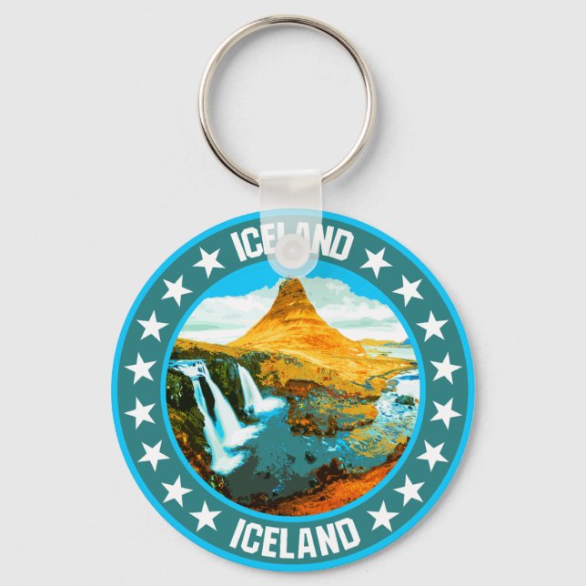 Iceland                                            key ring (Front)