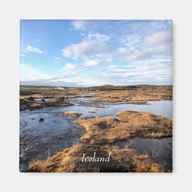 Iceland landscape magnet (Front)