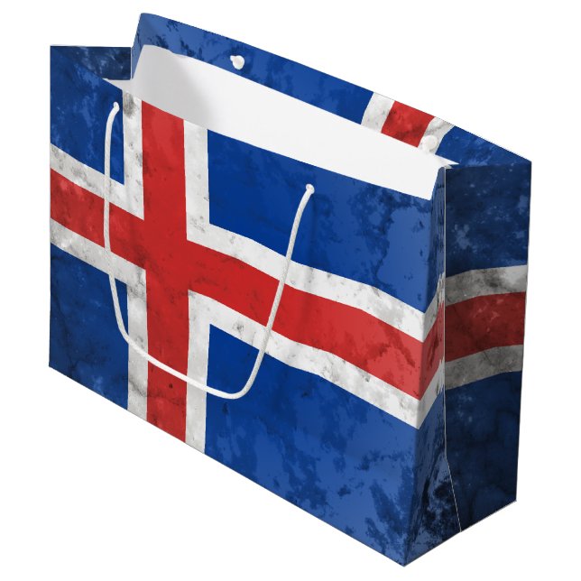 Iceland Large Gift Bag (Front Angled)
