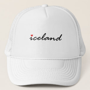 Iceland love patriot trucker hat