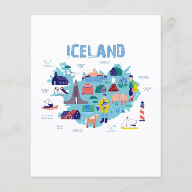 Iceland map (Front)