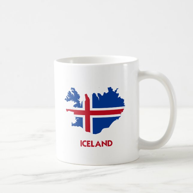 ICELAND MAP COFFEE MUG (Right)