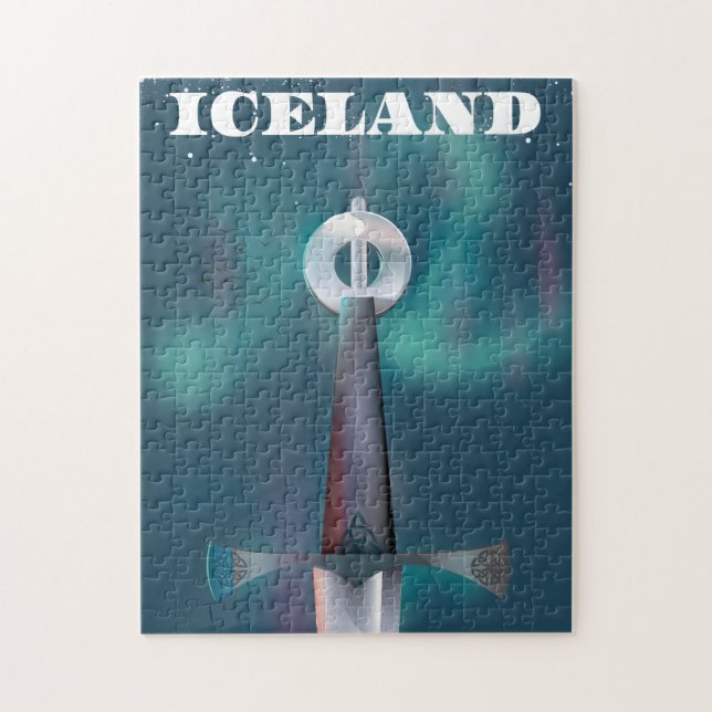 Iceland Mediaeval Sword Jigsaw Puzzle (Vertical)