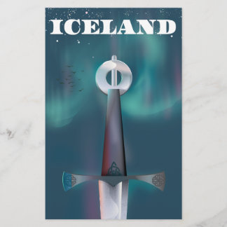 Iceland Mediaeval Sword Stationery