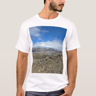 Iceland Mountain River Nature Photography T-Shirt