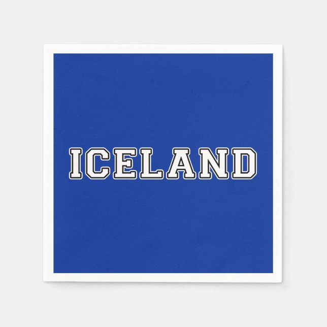 Iceland Napkin (Front)