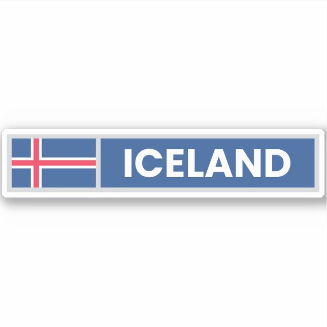 Iceland National Flag (Front)