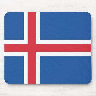 Iceland National Flag Mouse Mat