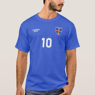 Iceland National Football Team Soccer Retro T-Shirt