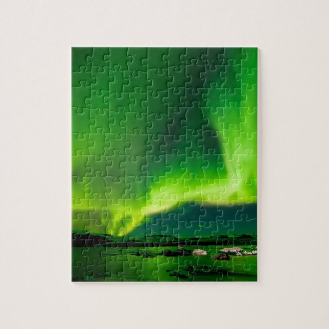 Iceland Northern Lights Jigsaw Puzzle (Vertical)
