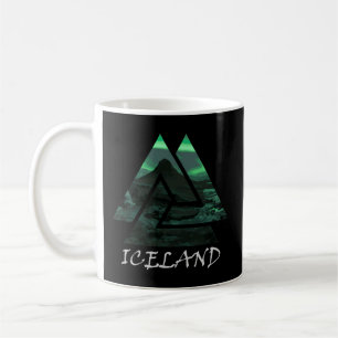 Iceland Northern Lights Triangle Nature Coffee Mug