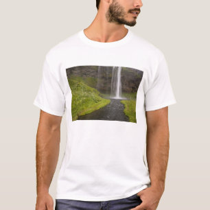 Iceland. People on trail behind Seljalandsfoss T-Shirt