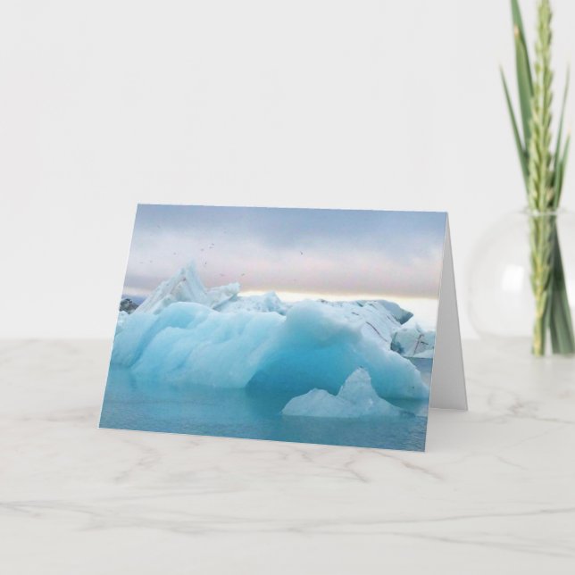 Iceland - Personalised holiday/greeting card (Front)