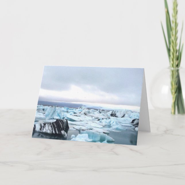 Iceland - Personalised holiday/greeting card (Front)