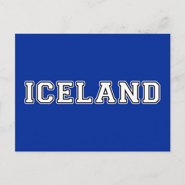Iceland Postcard (Front)