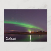 Iceland Postcard -- Northern Lights / Aurora